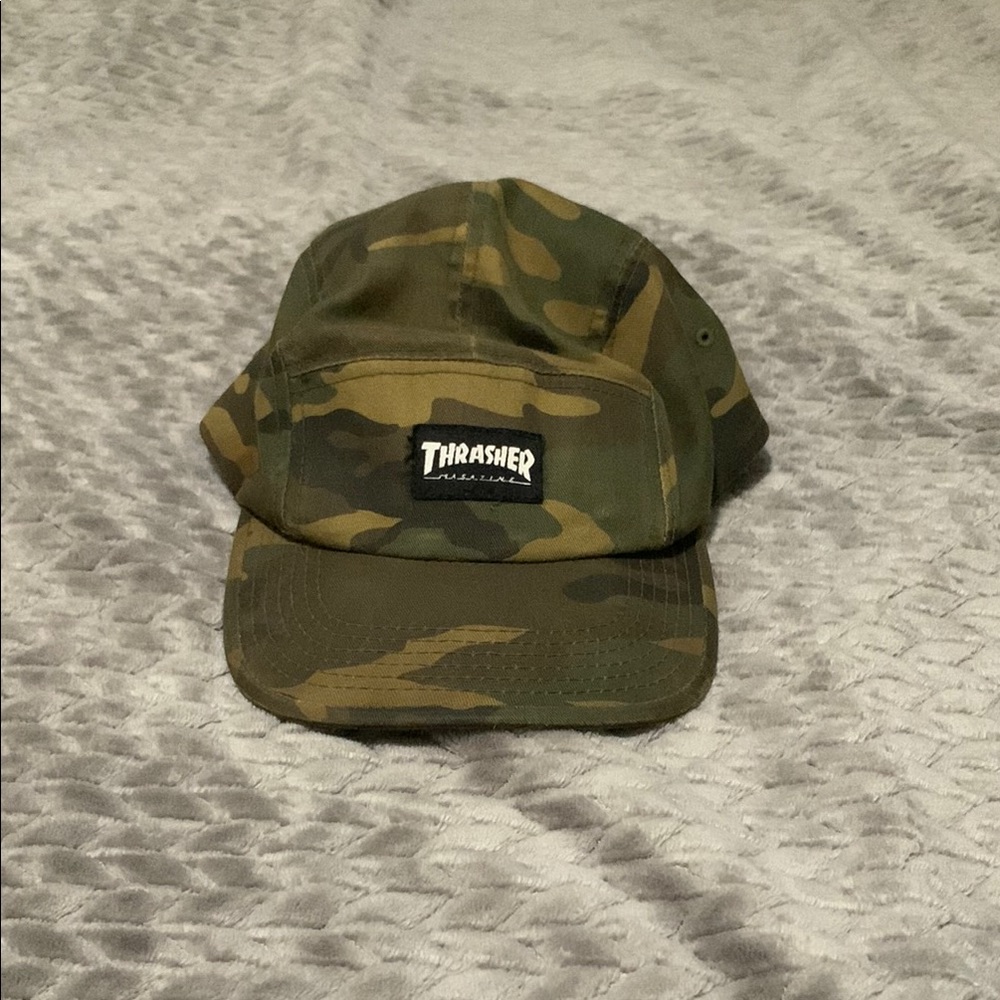 Thrasher Green and Brown Camouflage Hat